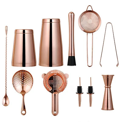 Cocktail Shaker Bar Set - 11 Piece Set