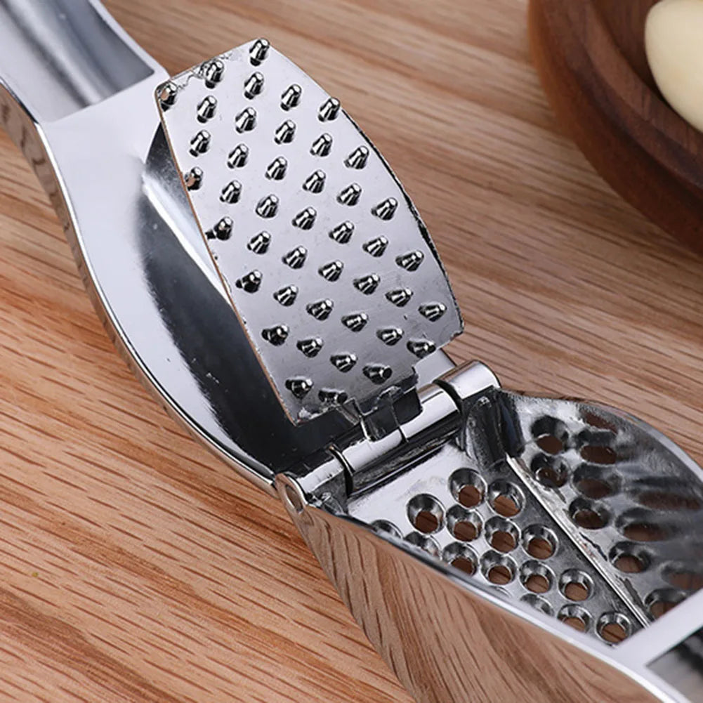 Ergonomic Handheld Garlic Press