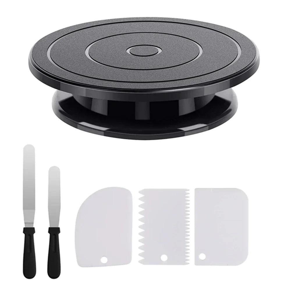 Cake Decorating Turntable & Tool Kit