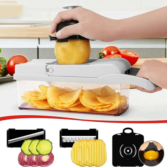 Multifunctional Vegetable Chopper - 15 Piece Set