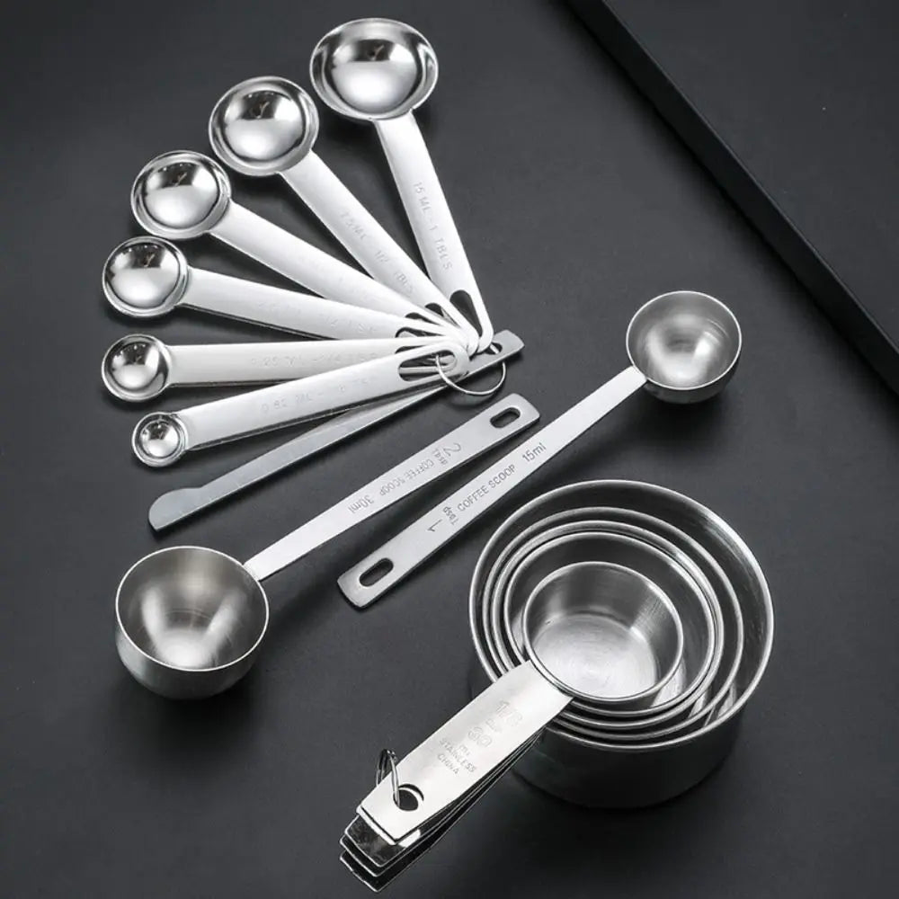 Stainless Steel Measuring Spoon & Cup Set