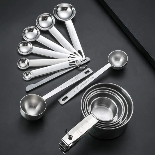 Stainless Steel Measuring Spoon & Cup Set