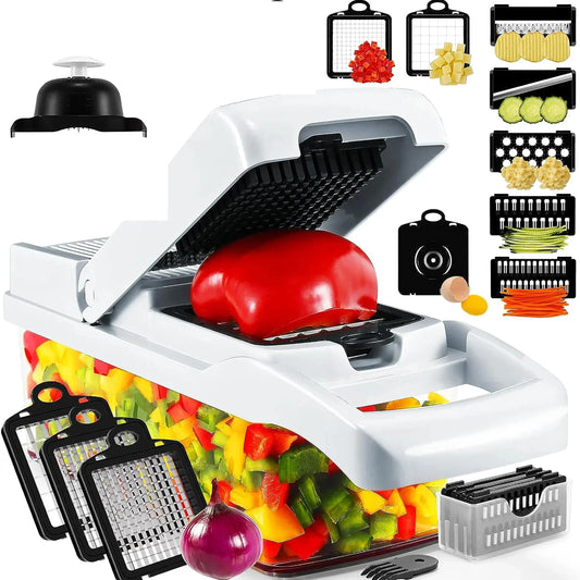 Multifunctional Vegetable Chopper - 15 Piece Set