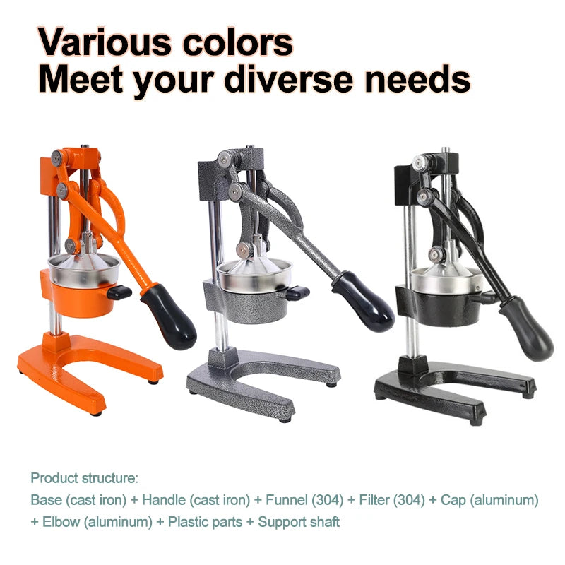 Commercial Grade, Cast Iron Citrus Juicer