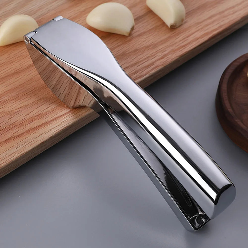 Ergonomic Handheld Garlic Press