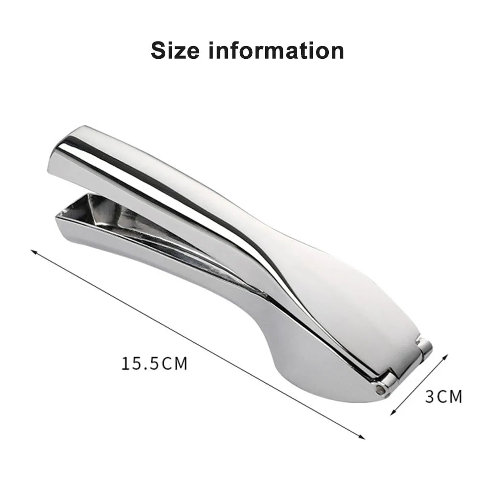 Ergonomic Handheld Garlic Press
