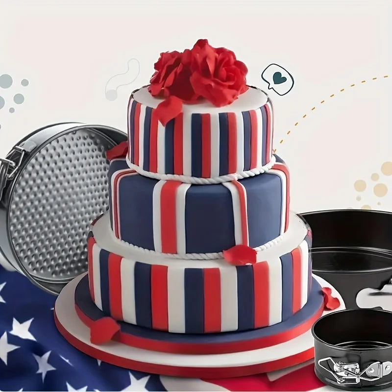 Springform Cake Pan Set - 3 Piece Set