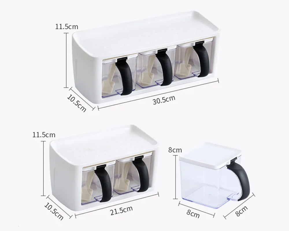 Spice Rack Stacked Storage